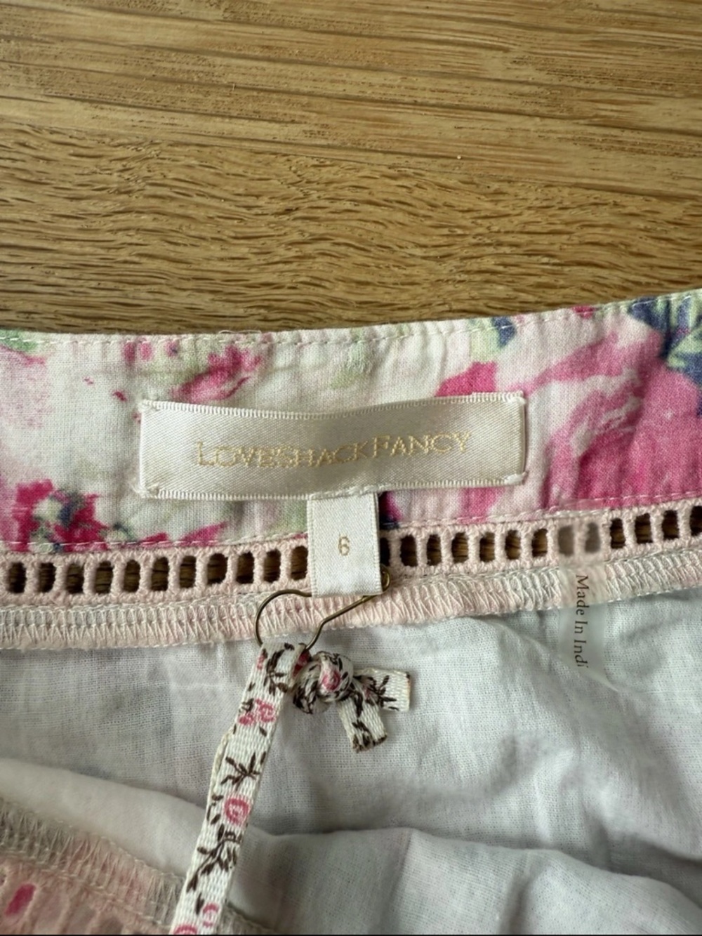 Love Shack Fancy Skirt Pernille Skirt Veiled Kiss size 6 - Picture 4 of 4